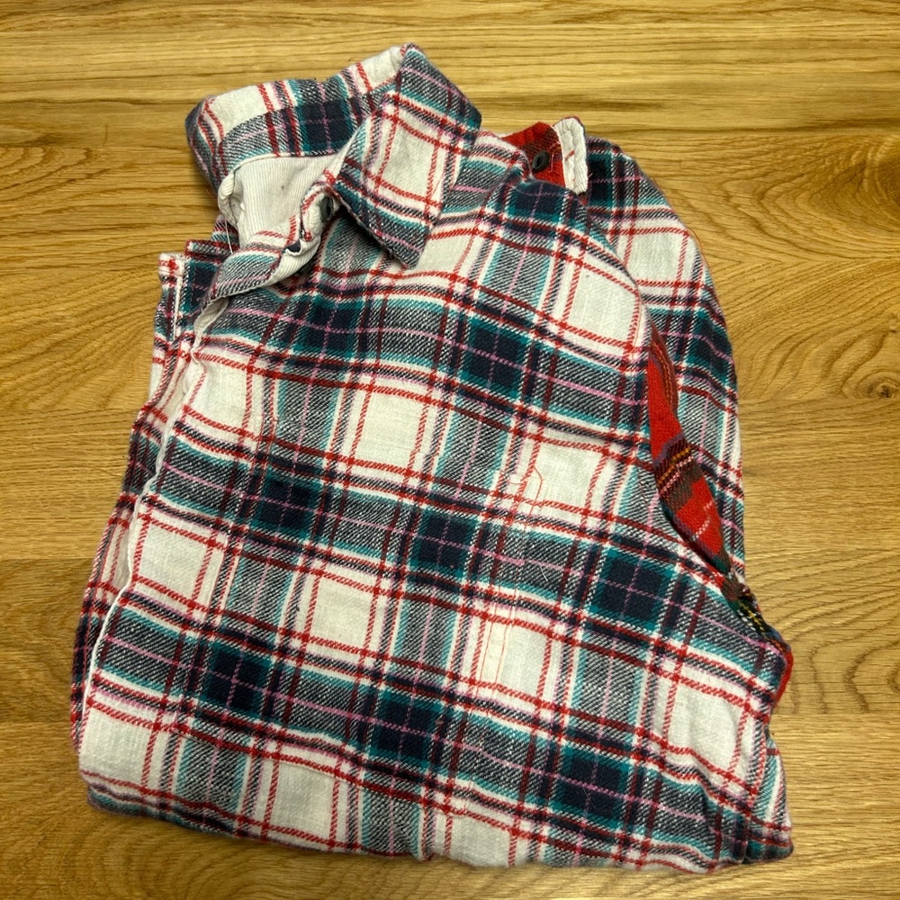 American Eagle Patchwork Flannel